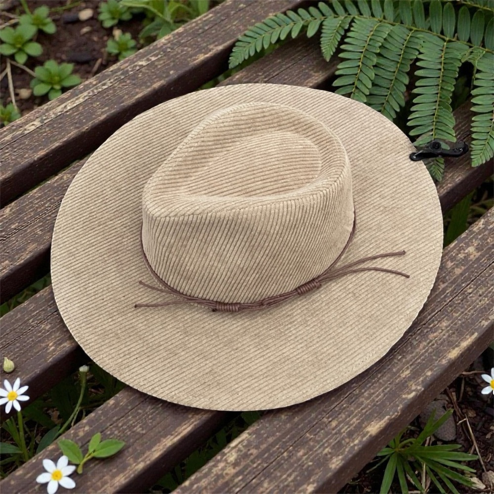 New Tan Corduroy Hat